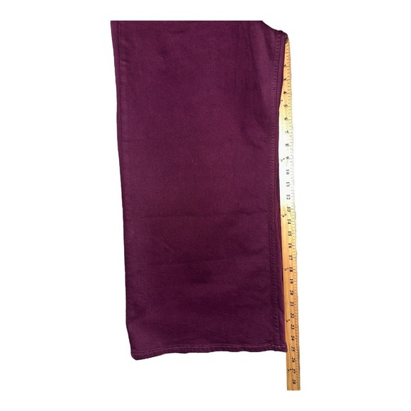 Johnny Was Mademoiselle Purple Wide Leg Jeans, Size 33 - Picture 9 of 10